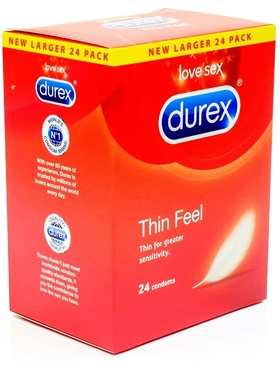 Durex Thin Feel: Kondomer, 24-pack