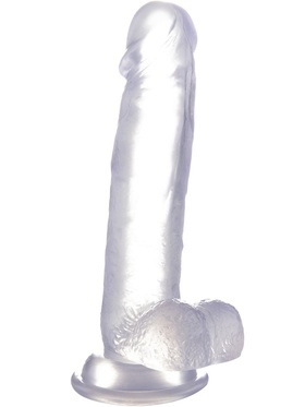 RealRock: Realistic Cock, 20 cm, transparent