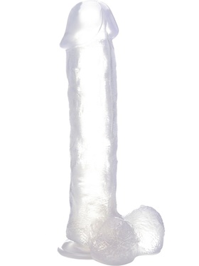 RealRock: Realistic Cock, 29.5 cm, transparent