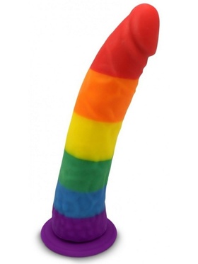 PrideDildo: Silicone Rainbow Dildo