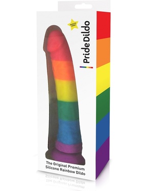 PrideDildo: Silicone Rainbow Dildo