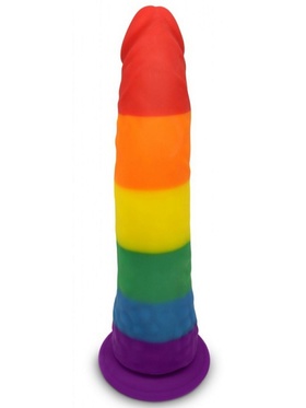 PrideDildo: Silicone Rainbow Dildo