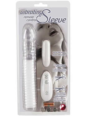 You2Toys: Vibrating Remote Control Sleeve, transparent