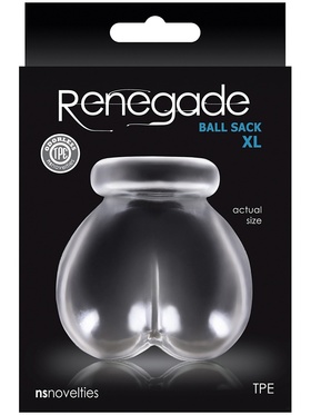 NSNovelties: Renegade, Ball Sack XL, transparent