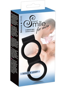 Sweet Smile: Double Loop, Vibrating Cock Ring