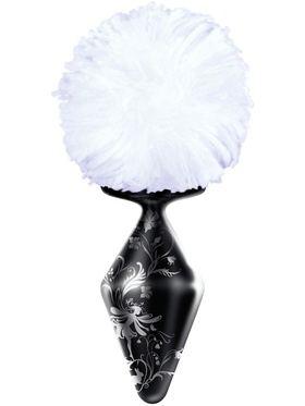 Fashionistas: Black Glass Bunny Tail, large