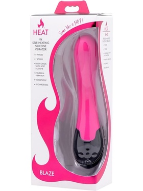 Heat: Blaze, 9X Self-Heating Silicone Vibrator