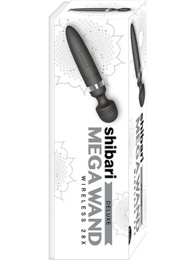 Shibari: Deluxe Mega Wand, Wireless 28X, svart