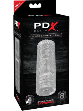 Pipedream Extreme: Elite EZ Grip Stroker, transparent