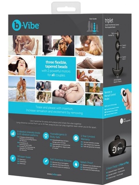 B-Vibe: Triplet, Remote Control Rechargeable Beads