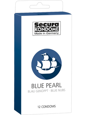 Secura: Blue Pearl, Kondomer, 12-pack