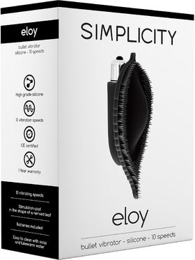 Simplicity: Eloy, Bullet Vibrator, svart