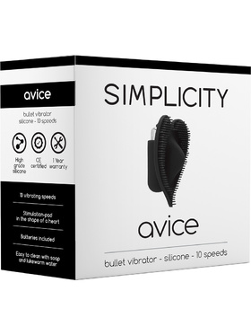 Simplicity: Avice, Bullet Vibrator, svart