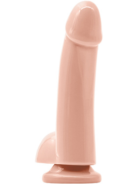 NSNovelties: Elements, Smooth 4in Dildo, Ljus hudfärg