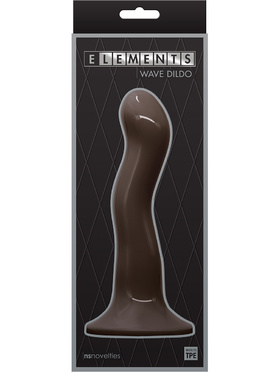 NSNovelties: Elements, Wave Dildo, Mörk hudfärg