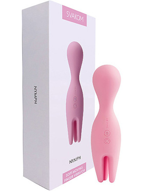 Svakom: Nymph, Soft Moving Finger Vibrator, rosa