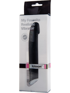 Taboom: My Favorite Realistic Vibrator, svart