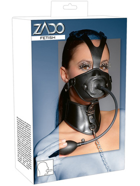 ZADO: Head Mask with Inflatable Gag