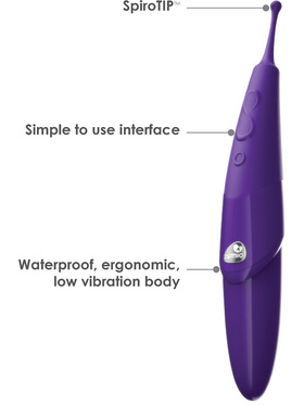 Zumio: X SpiroTIP Vibrator, lila