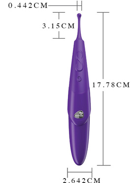 Zumio: X SpiroTIP Vibrator, lila