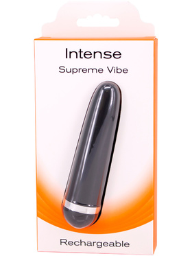 SevenCreations: Intense Supreme Vibe, Rechargeable, svart