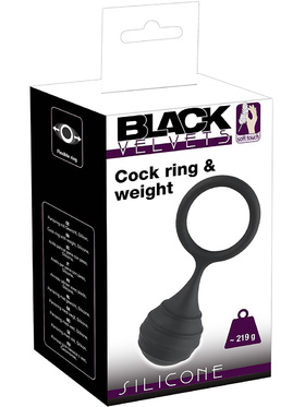 Black Velvets: Cock Ring & Weight