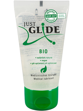 Just Glide Bio: Vattenbaserat glidmedel, 50 ml