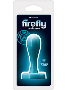 NSNovelties: Firefly Bowler Plug, medium, blå