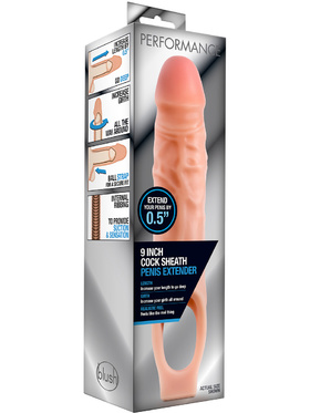 Blush: Performance Penis Extender, 9 inch