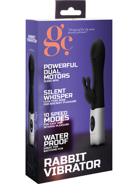 Shots Toys: GC Rabbit Vibrator, svart