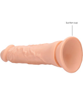 RealRock Skin: Realistic Dildo, 24 cm, ljus