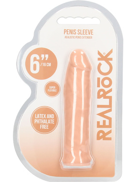 RealRock Skin: Penis Extender, 17 cm, ljus