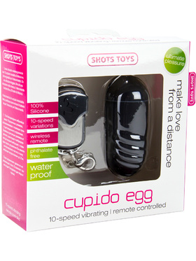 Shots Toys: Wireless Cupido Egg, 10-speed, svart