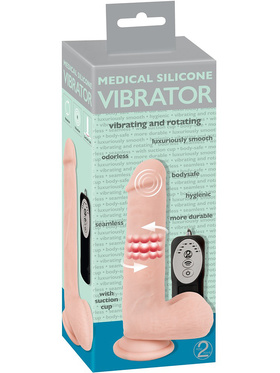 You2Toys: Medical Silicone Vibrator, Vibrating and Rotating