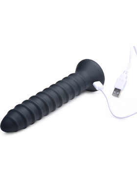 XR Master Series: Power Screw, 10x Spiral Silicone Vibrator