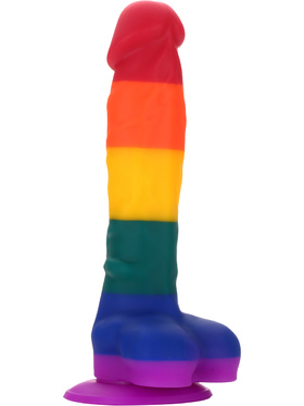 Dream Toys: Colourful Love, Colourful Dildo, 19.5 cm