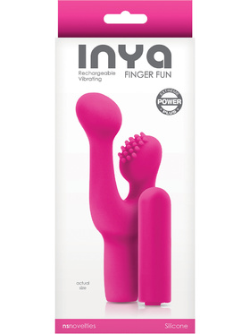 NSNovelties: Inya, Rechargeable Finger Fun, rosa