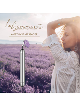 La Gemmes: Vibrating Massager with Amethyst Gemstone