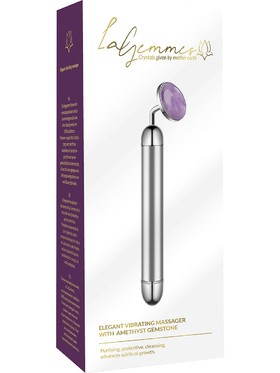 La Gemmes: Vibrating Massager with Amethyst Gemstone