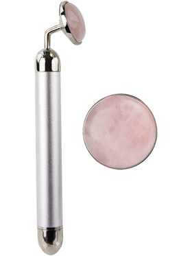 La Gemmes: Vibrating Massager with Rose Quartz Gemstone