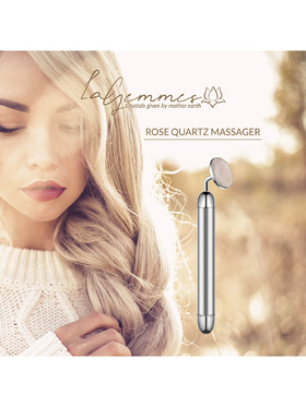 La Gemmes: Vibrating Massager with Rose Quartz Gemstone