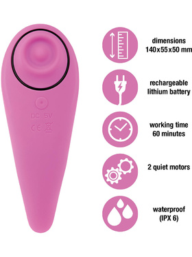 Feelztoys: FemmeGasm, Pulsating Vibrator, rosa