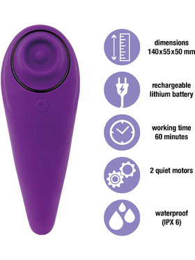 Feelztoys: FemmeGasm, Pulsating Vibrator, lila