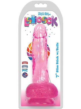 Lollicock: Slim Stick with Balls, 17 cm