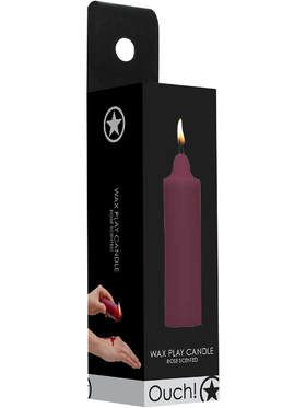 Ouch!: Wax Play Candle, Rose Scented