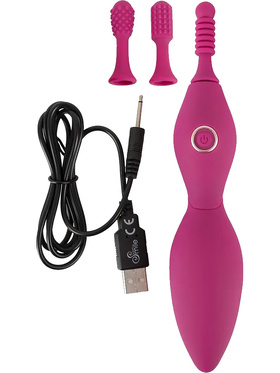 Sweet Smile: Spot Vibrator with 3 Tips