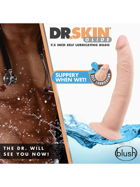 Dr.Skin Glide: Self Lubricating Dildo, 20 cm