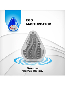 Gvibe: Gegg, Egg Masturbator, blå