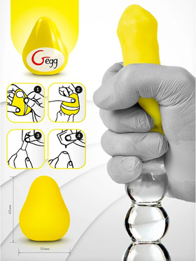 Gvibe: Gegg, Egg Masturbator, gul