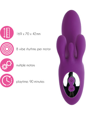 Feelztoys: TriVibe Trippelvibrator, lila